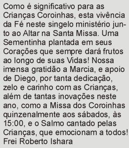 MissaCoroinhasFrRoberto