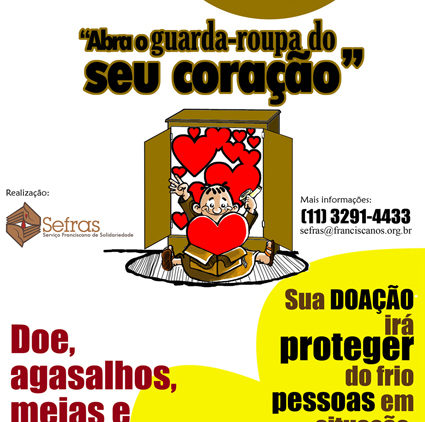 Campanha de Inverno: “Abra o guarda-roupa do seu coração”