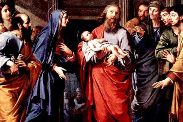 A fim de apresentá-lo ao Senhor...