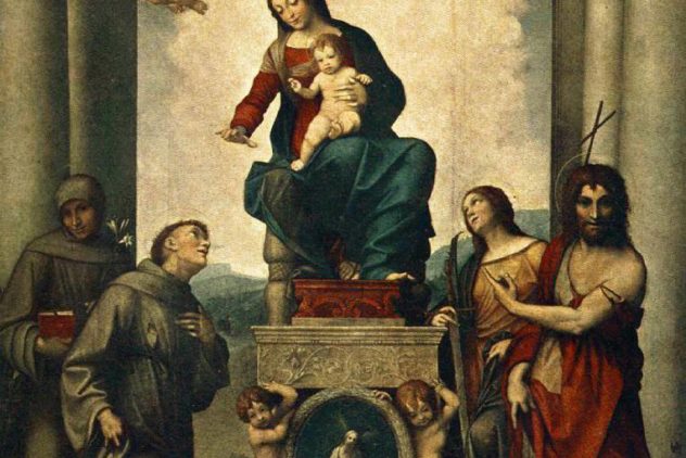 Maria Santíssima na piedade de São Francisco