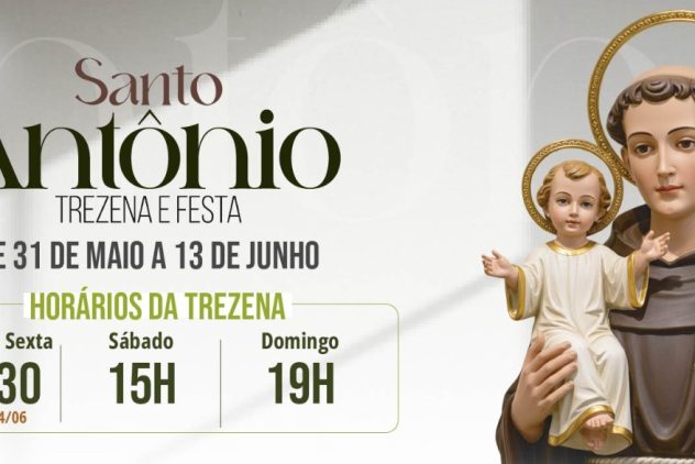 Festa de Santo Antônio terá Trezena, quermesse e bolo do santo