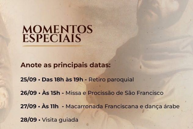 FESTA DE SÃO FRANCISCO 2026